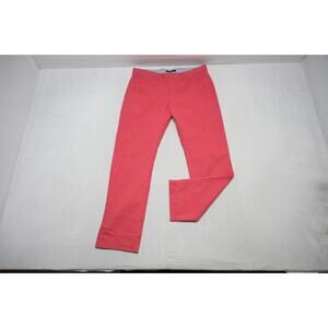 Tommy Hilfiger Khaki Pants Pink Flat Classic Fit Mens Size 34 x 32